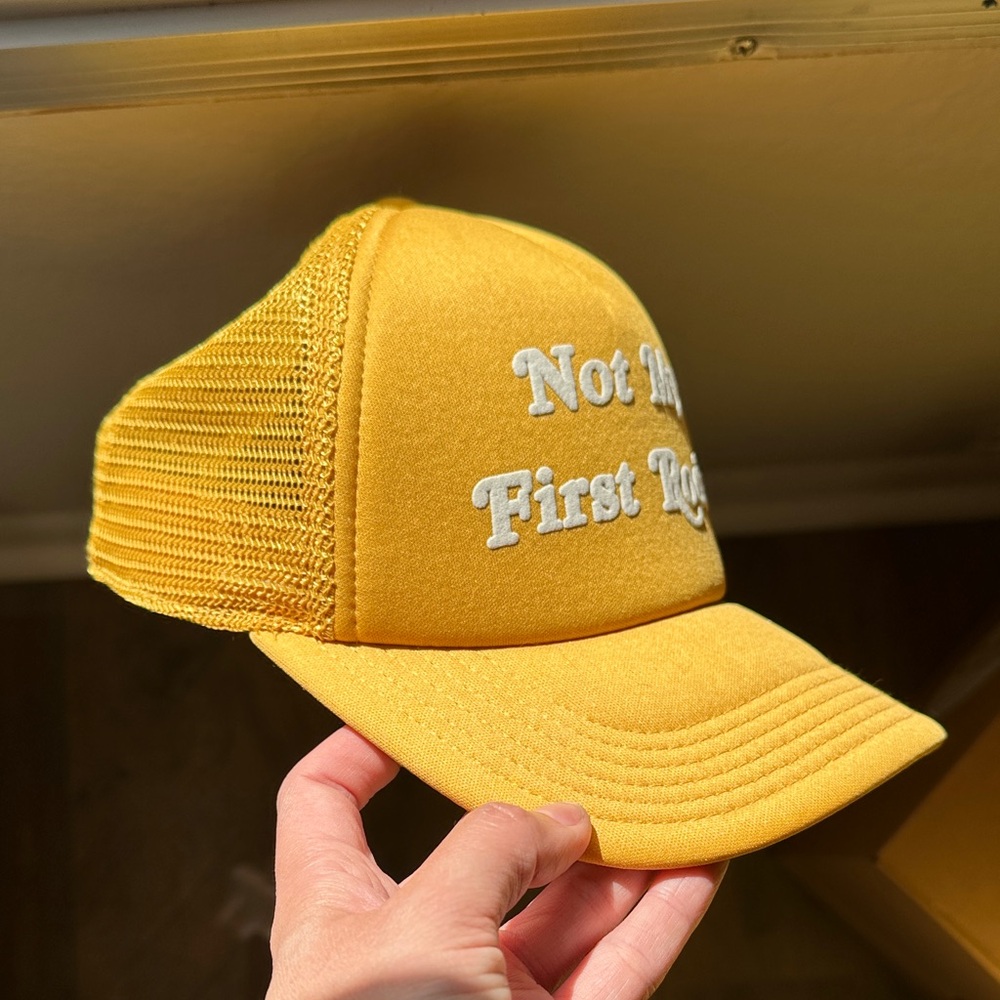 Mighty Fine Yellow 'Not My First Rodeo' Hat - Picture 4 of 6
